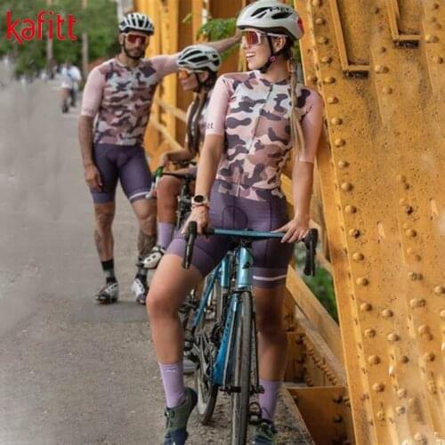 Kafitt New Pro Womens Road cycling wear ladies cycling wear sexy jumpsuit Colombia Lycra triathlon jumpsuit Ropa De Ciclismo