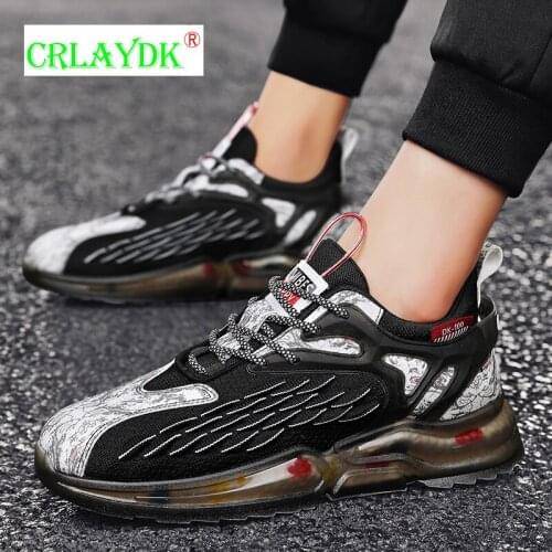 CRLAYDK 2021 Mens Fashion Breathable Sneakers Outdoor Running Casual Shoes Sports Youth Boys Students Training Walking Tennis