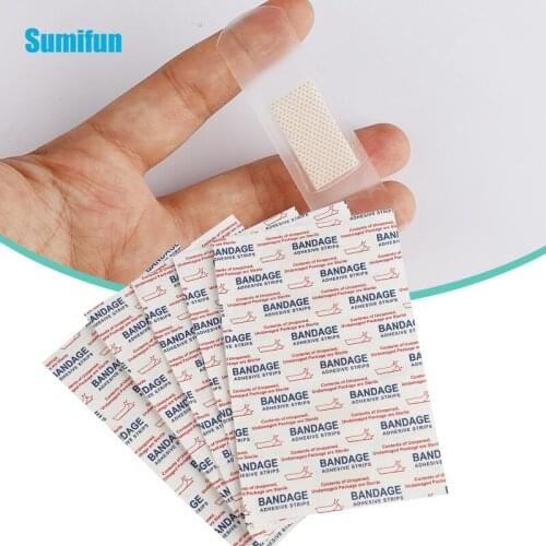 50Pcs Band Aid Breathable First Aid Bandage Waterproof Hemostasis Cushion Adhesive Wound Dressing Emergency Plaster