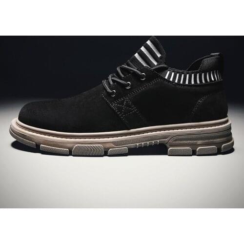 Top safety hombre casual low mens leather man hot shoe loafers men black outdoor sport Mens wear para sale zapatos shose cuero