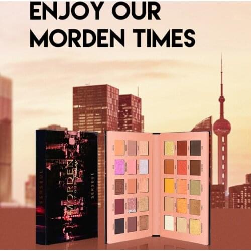 30 Colors Matte Pearlescent Eye Shadow With Mirror Skin-friendly Waterproof Long Lasting Natural Makeup Eyeshadow TSLM1