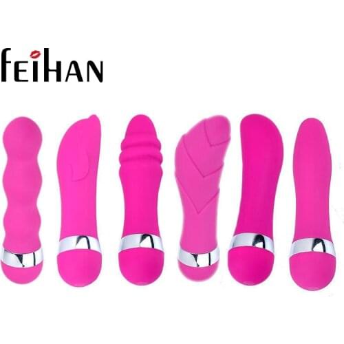 Mini Lipsticks Vibrator 6 Style Bullet Vibration Massager Clitoris Stimulator G-spot Vibrator for Woman Sex Toy