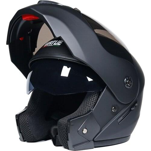 Motorcycle Unisex Flip Up Helmets Motorbike Double Visor 4 Seasons Casco Moto Full Face Motocross Knight Helmet