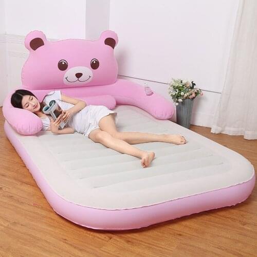 Inflatable Mattress Thickened Household Folding Double Bed Cartoon Inflatable Cushion Bed Totoro Bed Floor Noon Bed Simple Bed