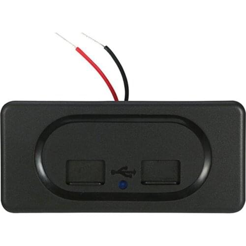 2021 New Dual Usb Charger Socket 4.8A 3.1A 12v For Motorcycle Auto Truck Atv Boat Car Rv Bus 2.1A 2.4A Power Adapter Outlet