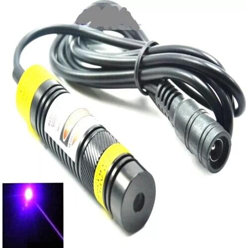 Adjustable 405nm 200mW Laser Diode Module High Power Light NO Adapter16x68mm