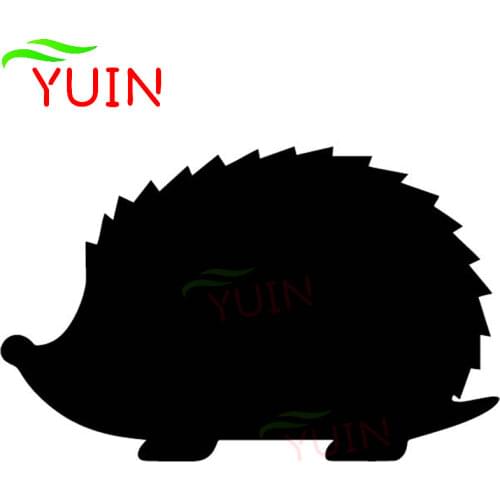 Hedgehog Pattern Cover Scratch Car Decals Fashion Window Decoration PVC Waterproof Sunscreen Sticker Can Be Customized Color