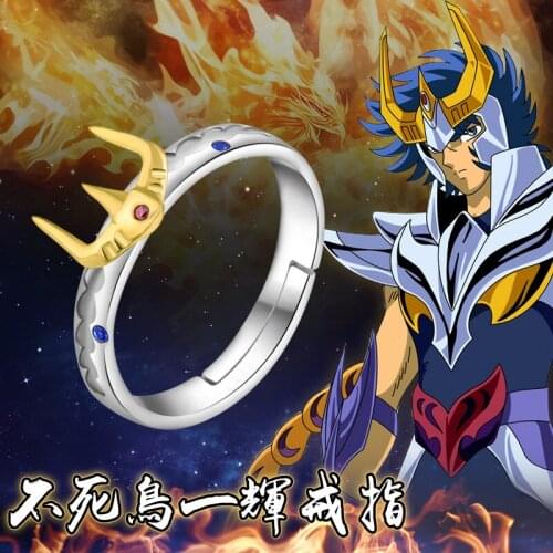 Saint Seiya Cloth Myth Ring Leonis Ikki Cloth Cos Gift USA 7/8/9 adjustable fashion christmas Gift