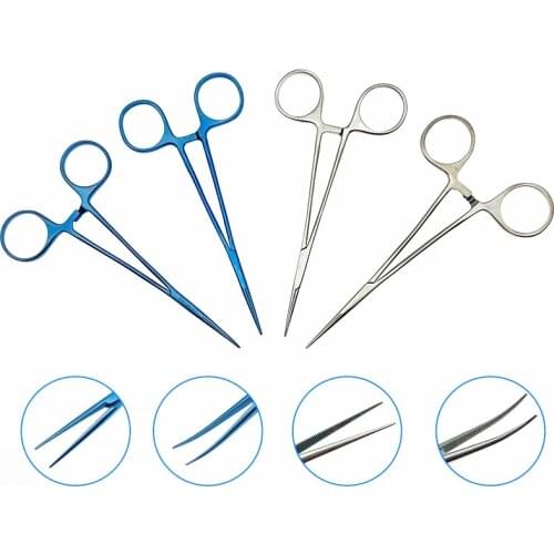 Dental Microvascular hemostatic Clamp forceps Hemostatic Forceps Pliers Straight/Elbow Tips