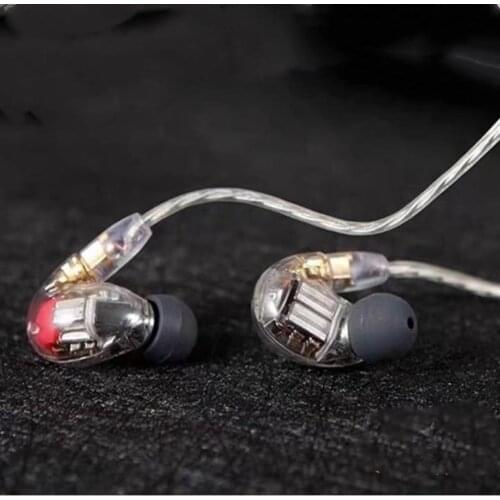 NEW DIY SE846 In Ear Earphones 6BA Balanced Armature 12 Driver Units HIFI Stereo Sport Noise Cancelling Earbuds PK SE535 IE800S