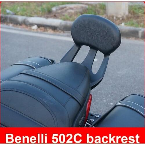 Motorcycle Rear Passenger Backrest for Benelli 502C Superior Frosted Surface with Non-destructive Installment