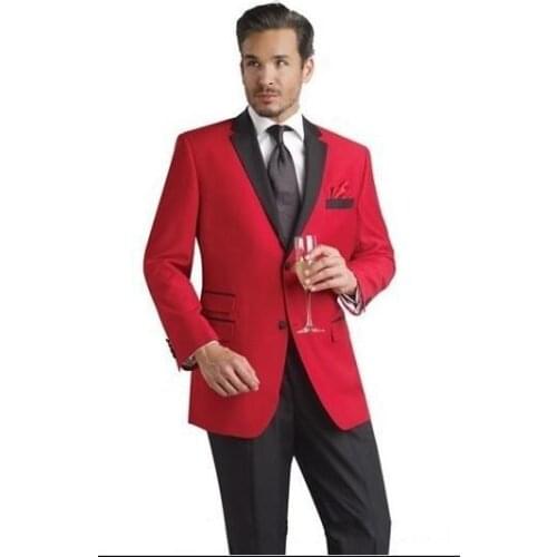 Handsome Mens Suits Groom Tuxedos Groomsmen Wedding Party Dinner Best Man Suits Blazer (Jacket+Pants+Girdle+Tie) NO:346