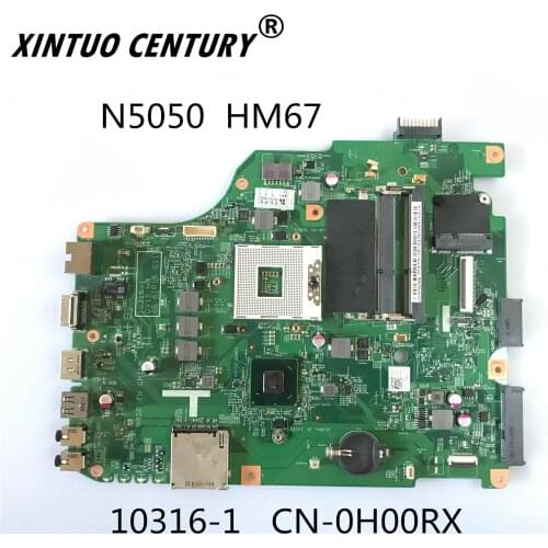 10316-1 CN-0H00RX 0H00RX H00RX için Dell N5050 HM67 computador portátil placa-mãe 48.4ip16. 011 anakart 100% test