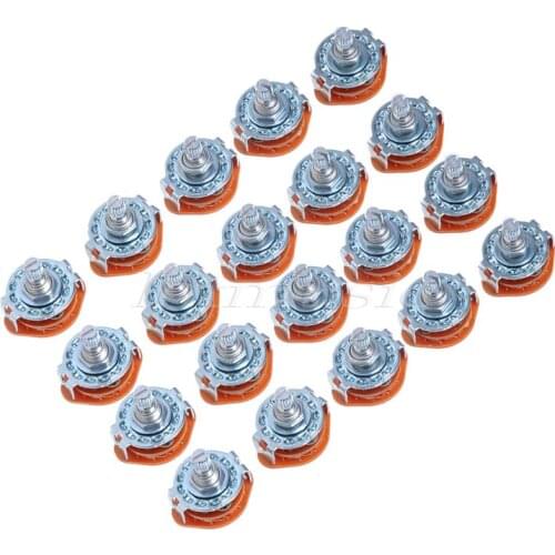 20Pcs 4 Way Guitar Amplifier Rotary Switch For Custom Wiring 4Way Switch