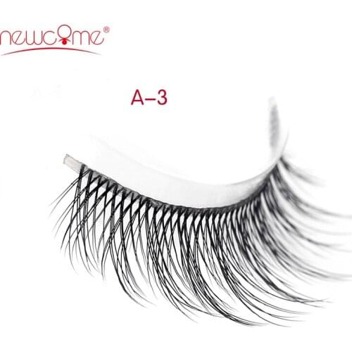 3 Pair Quality Eye lashes 3D Mink Lashes Handmade Fake Lashes Natural False Eyelashes Individual Eyelash Extension for Makeup