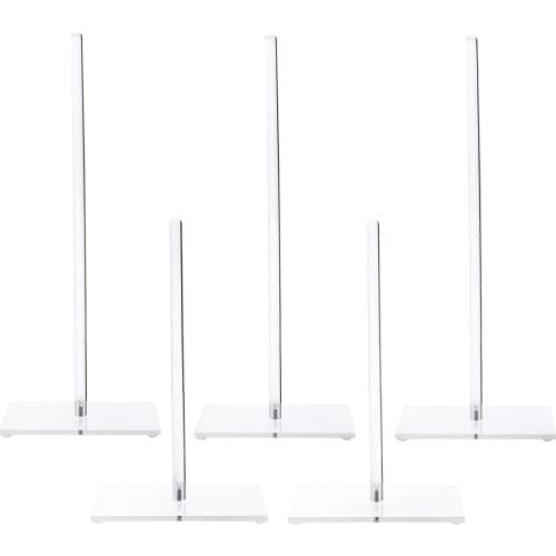 5pcs Set Donuts Display Racks Acrylics Doughnut Plates for Wedding Home Party Dessert Tableware Fondant Stands Set