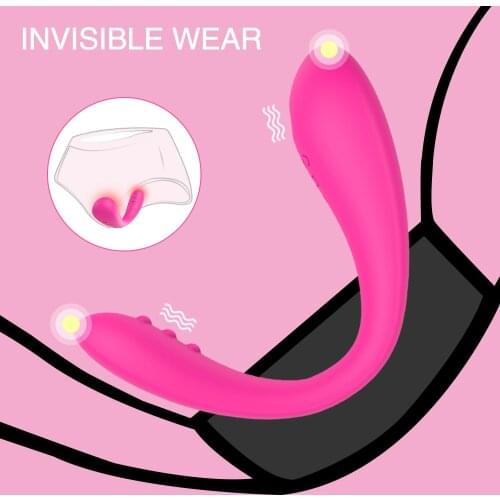 Wireless Vibrator Wearable U Type Panties Vibrator Flexible Dildo Remote Control G Spot Clitoris Stimulator Sex Toys for Women