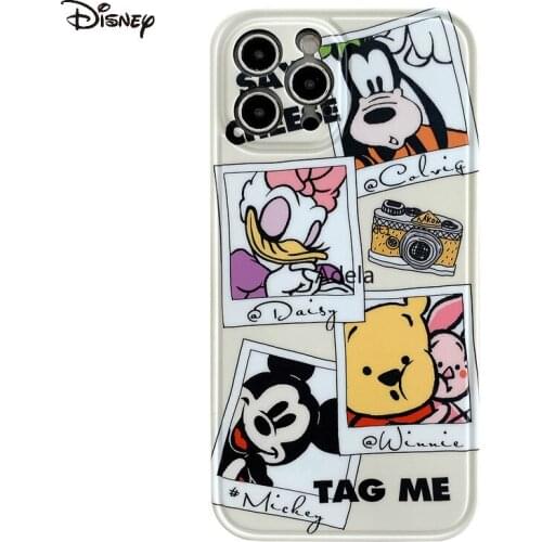 DISNEY 2021 Winnie the Pooh Case for IPhone 11 Pro Xs Max iPhone SE 2020 7 8 Plus Official Liquid Silicon 360 Full Cover