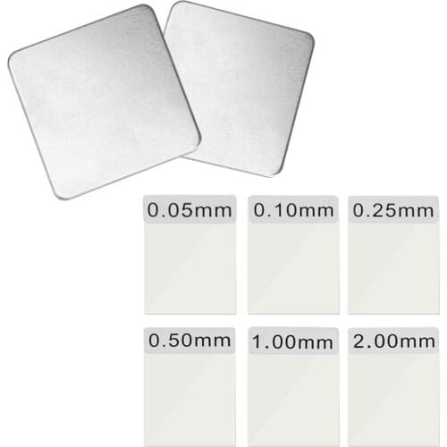 6pcs Coating Thickness Films Calibration for Coating Thickness Gauge GM200