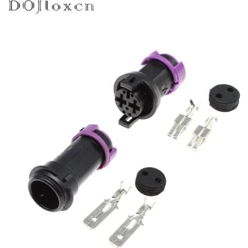 1 Set TE 2 Pin Way Male Female Circular Waterproof Fog Lamp Wiring Plug Connector For Toyota Mazda Rx7 813972926 813972923