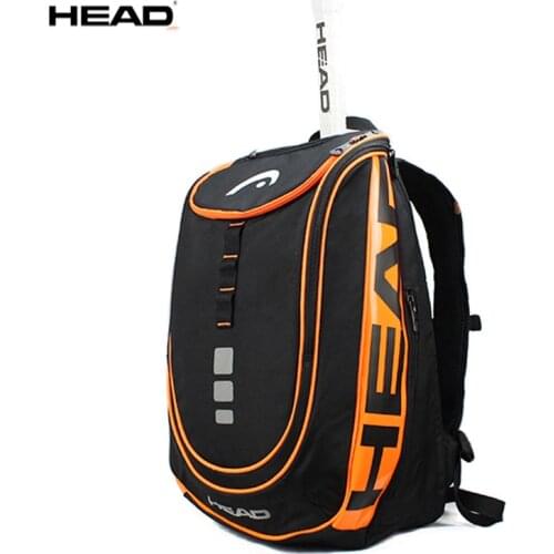 Genuine HEAD Tennis Bag Large Capacity 2-3 Tennis Squash Rackets Backpack Men Original Head Tenis Raquete De Padel Rackage Bags