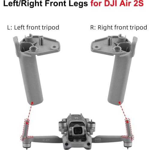 Original Repair Parts for DJI Air 2S Drone Landing Gear Leg Feet Base Feet Replacement Drone Right Left Front Leg Accessories