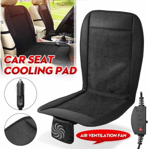 12V New summer cool ventilation cushion car cushion cooling seat air fan massage seat air conditioning cushion 2 speeds low/high