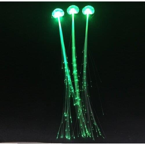 Flashing Light Up Blue Hair Braid Clip Hairpin Class party Concert Wedding Celebration Glowing In The Dark In Toy party supplies