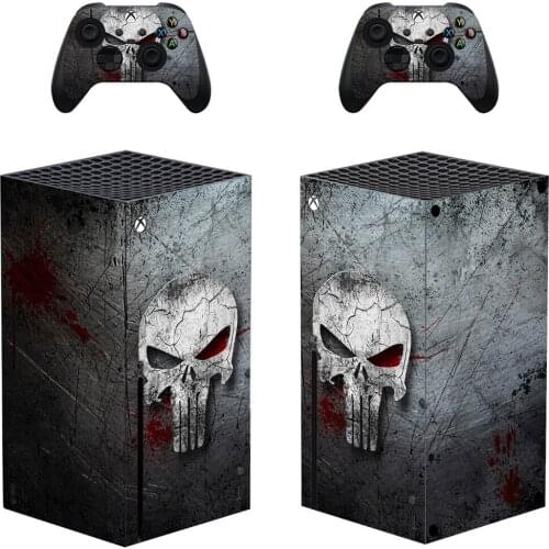 Skeleton Style Xbox Series X Skin Sticker for Console & 2 Controllers Decal Vinyl Protective Skins Style 1