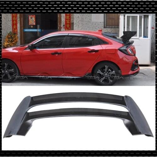 For Honda Civic FK7 FK8 Hatchback 5DR 2016-2020 FRP Rear Spoiler Trunk Tail Wing Boot Auto Tuning