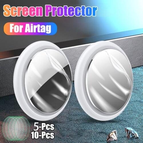 1/5/10 Pcs HD Protective Film For Airtags Key Finder Locator Trackers Screen Protector Films For Airtags Not Tempered Glass
