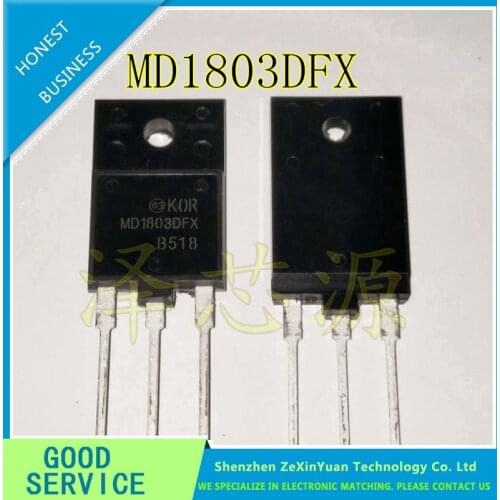 10PCS/LOT MD1803DFX MD1803D MD1803 D1803 1803 TO-3PF Best quality