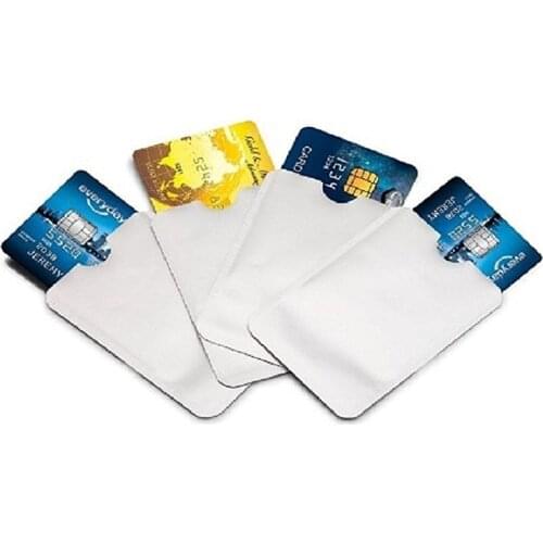 2000pcs/lot RFID Blocking Sleeves Credit Card & Passport blocker Holders Case anti-theft waterproof bank case