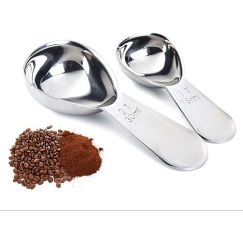 304 Stainless Steel Honey Spoon Coffee Measuring Spoon Milk Powder Spoon Seasoning Spoon With Scale