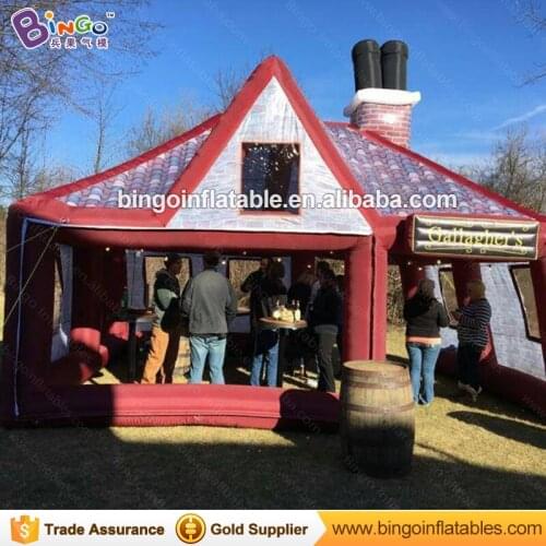 Free shipping 20 feet Inflatable Tavern Hot sale Customized design pub type bar for toy tent