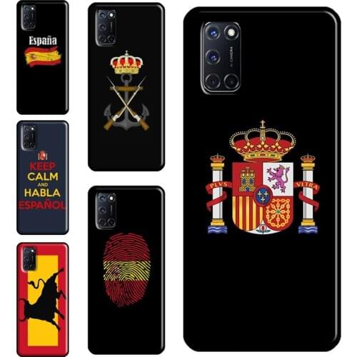 Espana Spanish Coat of Arms Case For OPPO A52 A72 A92 A83 A91 A93 A15 A3S A5S A1K F7 Reno2 Z A31 A53 A5 A9 2020 Cover