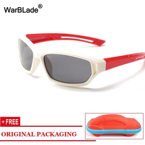 WarBLade Polarized Kids Sunglasses Boys Girls Baby Infant Sport Sun Glasses UV400 Eyewear Child Shades Oculos Infantil With Case