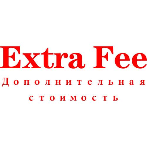 Extra Fee additional cost to make up the postage difference and accessories cost