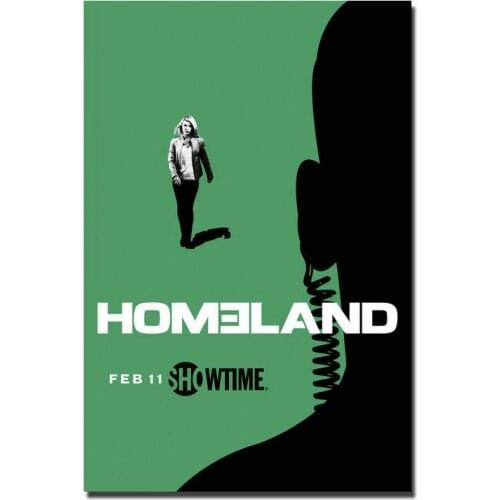 F136 Homeland 2018 Season 7 TV Series 2 Silk Cloth Poster Art Bedroom Decoration