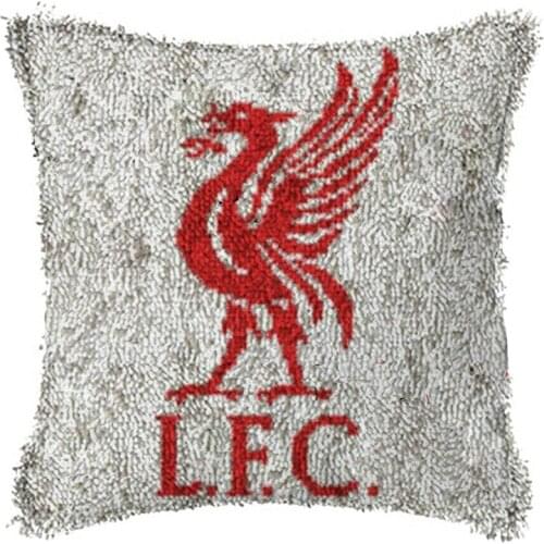 Football Latch Hook Kit Rug Cushion Pillow Mat diy rug carpet embroidery pillow kits Cross Stitch Needlework Crocheting