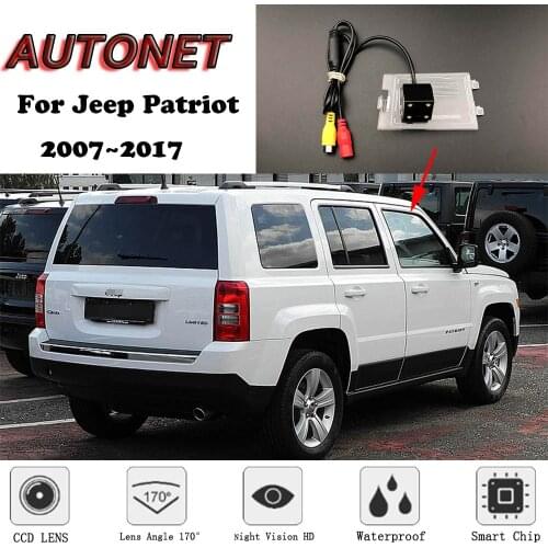 AUTONET Backup Rear View camera For Jeep Patriot 2007~2017 2011 2012 2013 2014 Night Vision/license plate camera/parking Camera