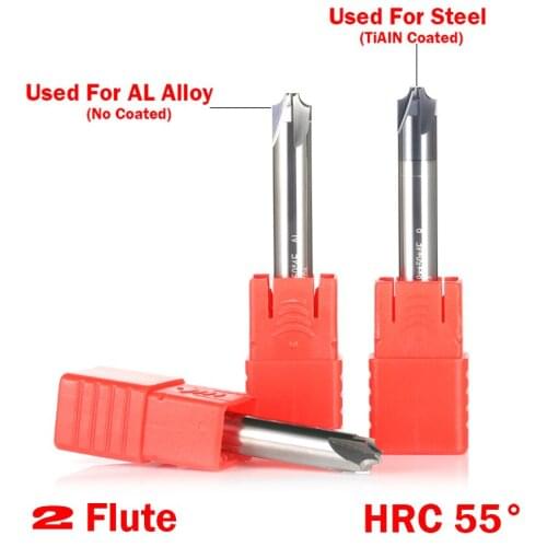 1Pc R0.5 R0.75 R1 R1.5 R2 HRC55 2 Flute Concave Radius Endmill Cutting Tool Router Bit Corner Rounding End Mill Milling Cutter