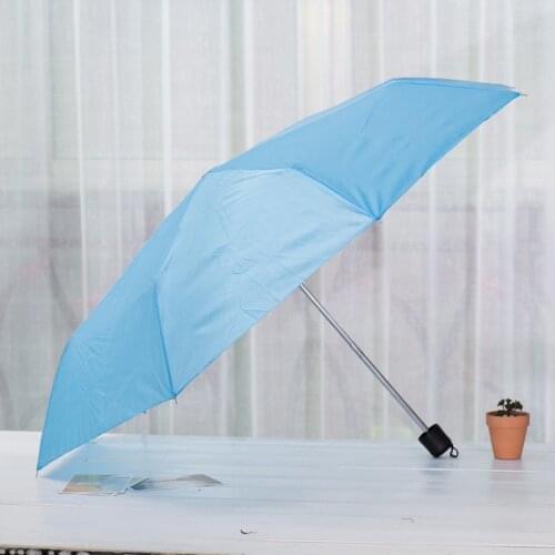 Mini Compact Sun Rain Travel Umbrella Lightweight Portable Outdoor Umbrella Short-handled Folding TSLM