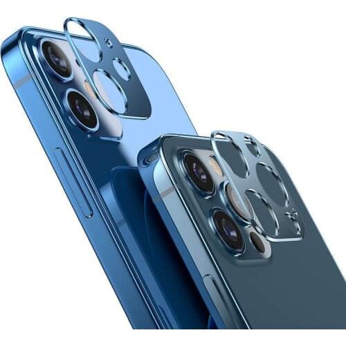 2pcs Metal Camera Len Cover For Apple iPhone 12 Pro Max 5G Ultra Free Titanium Lens Film For iPhone 11 Pro Max 12 Mini