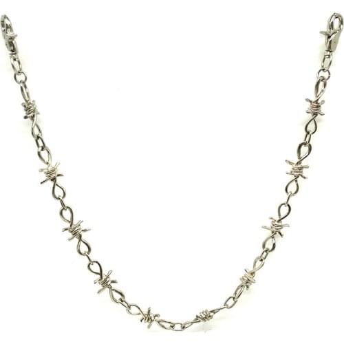 Fashion Men Jean Wallet ChainWaist Punk Hook Silver Trousers Pant Belt Chain Jewelry Keychain Pant Chain