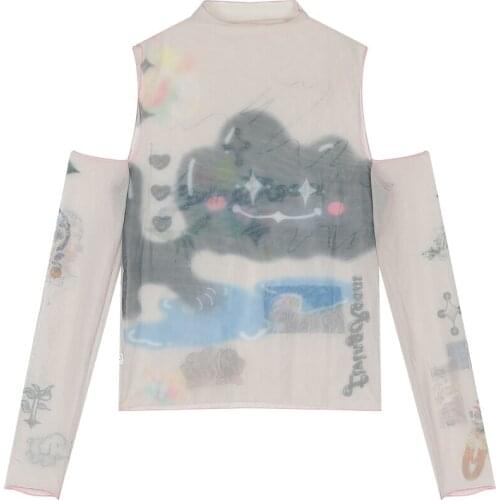 Женские футболки с принтом MUICHES China At AliExpress