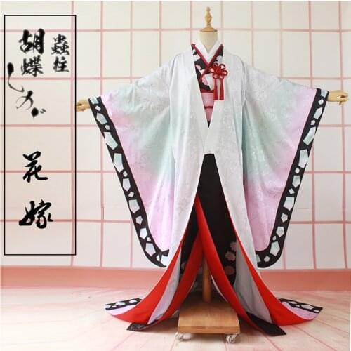 [Customized] Anime Demon Slayer Kimetsu no Yaiba Kochou Shinobu Tomioka Giyuu Wedding Dress Cosplay Costume Halloween Party Outf