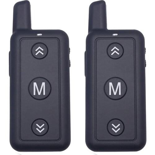 2PCS LEIXEN VV-109 Super MINI Walkie Talkie 0.5W with USB Power Supply & Earpieces UHF 400-480MHz 16CH Two-Way Radio