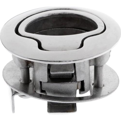 Durable Flush Boat Hatch Stainless Steel Flush Pull Latch Lift Ring Handle Marine Locker