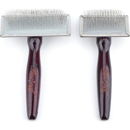 Professional Slicker Brush for Dogs and Cats - Pet Grooming Dematting Brush Easily Removes Mats and Tangles, Large Medium&Small